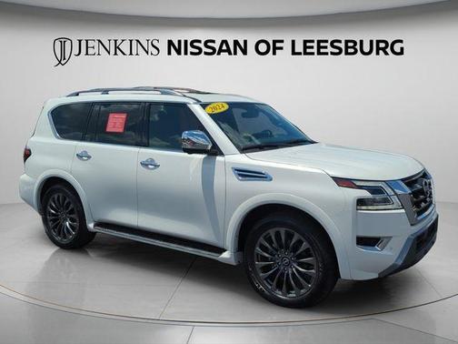 Aspen White 2024 Nissan Armada Platinum