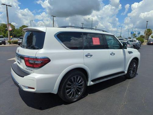 Aspen White 2024 Nissan Armada Platinum