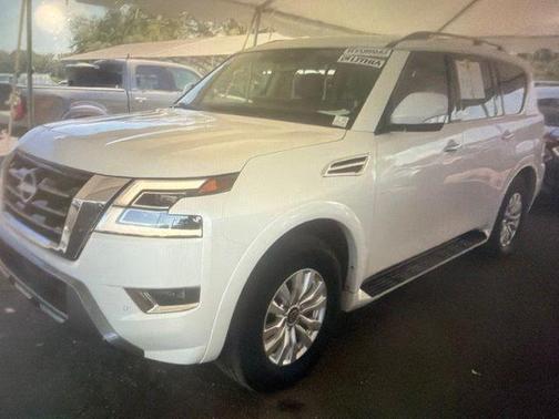 Aspen White 2023 Nissan Armada SV