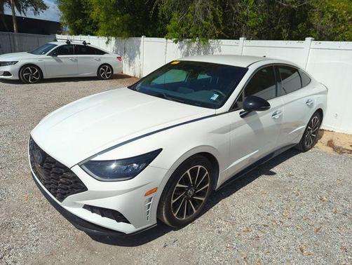 Quartz White 2020 Hyundai SONATA SEL Plus