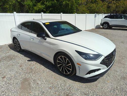 Quartz White 2020 Hyundai SONATA SEL Plus