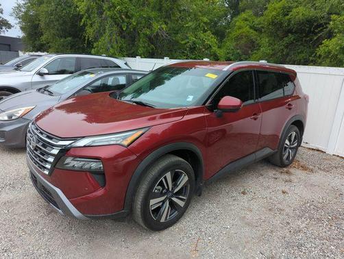 Scarlet Ember 2025 Nissan Rogue SL