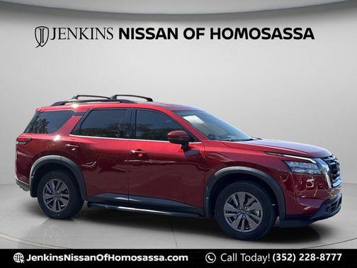 Scarlet Ember 2023 Nissan Pathfinder SV