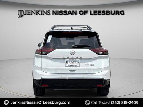 White / Black 2026 Nissan Rogue Platinum