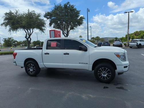 Glacier White 2023 Nissan Titan SV