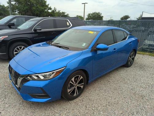 Electric Blue Metallic 2021 Nissan Sentra SV