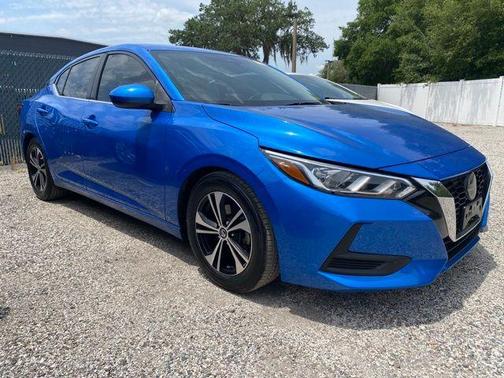 Electric Blue Metallic 2021 Nissan Sentra SV