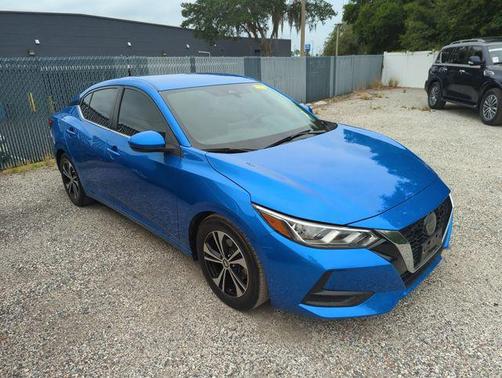 Electric Blue Metallic 2021 Nissan Sentra SV