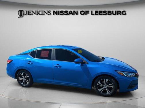 Electric Blue Metallic 2021 Nissan Sentra SV