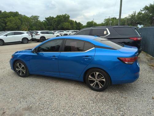 Electric Blue Metallic 2021 Nissan Sentra SV