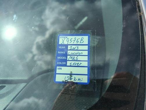 Silver Diamond Premium Coat Metallic 2013 Lincoln MKS Base