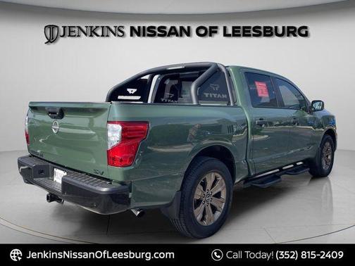 Tactical Green Metallic 2024 Nissan Titan SV