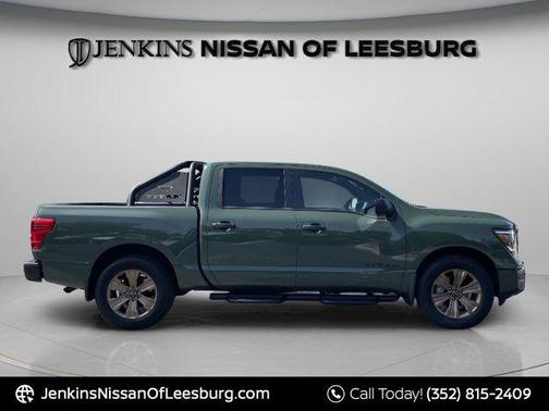 Tactical Green Metallic 2024 Nissan Titan SV