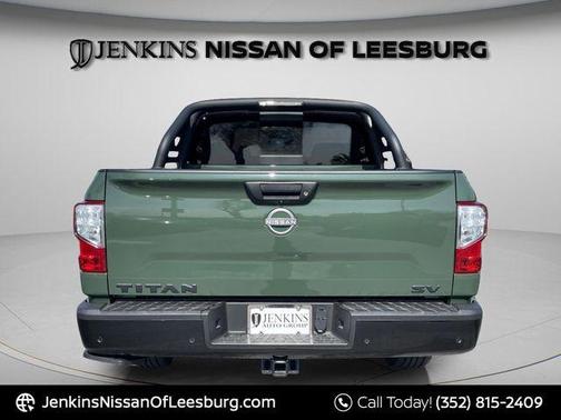 Tactical Green Metallic 2024 Nissan Titan SV