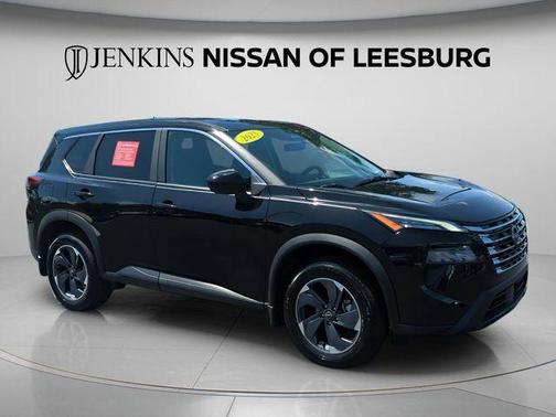 Black 2025 Nissan Rogue SV