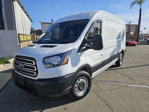 Oxford White 2019 Ford Transit-350 148 WB Medium Roof Cargo