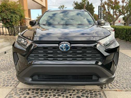 Midnight Black Metallic 2021 Toyota RAV4 Hybrid LE