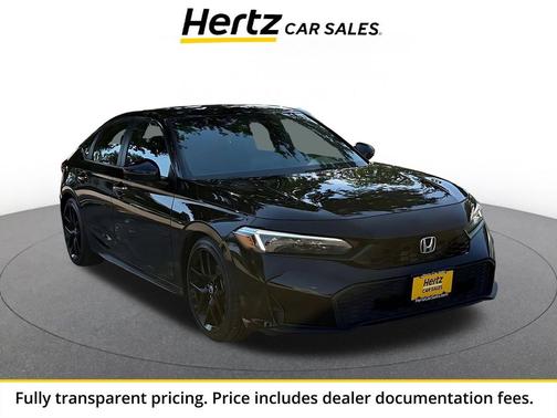 Crystal Black Pearl 2025 Honda Civic Sport