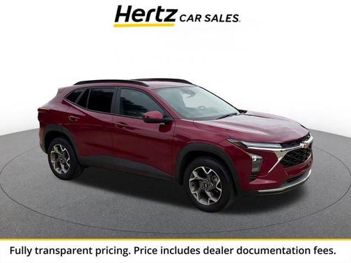 Crimson Metallic 2025 Chevrolet Trax LT