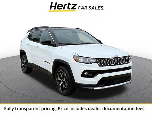 Bright White Clearcoat 2025 Jeep Compass Limited
