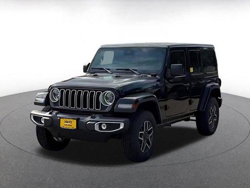 Black Clearcoat 2025 Jeep Wrangler 4-Door Sahara 4x4