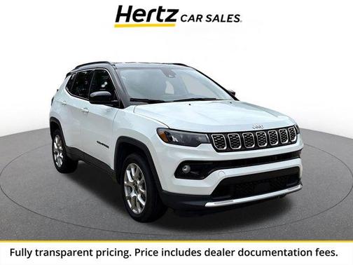Bright White Clearcoat 2025 Jeep Compass Limited