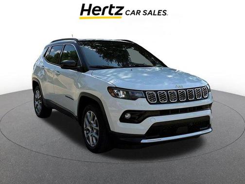 Bright White Clearcoat 2025 Jeep Compass Limited