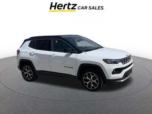 Bright White Clearcoat 2025 Jeep Compass Limited