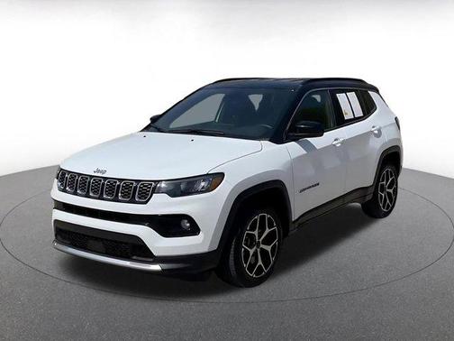 Bright White Clearcoat 2025 Jeep Compass Limited