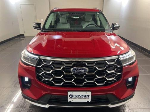 Rapid Red Metallic Tinted Clearcoat 2026 Ford Explorer Platinum