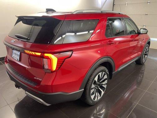 Rapid Red Metallic Tinted Clearcoat 2026 Ford Explorer Platinum