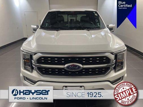 White Metallic 2022 Ford F-150 Platinum
