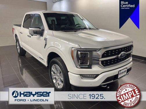 White Metallic 2022 Ford F-150 Platinum