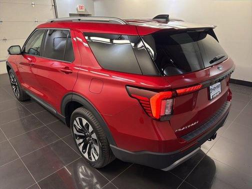 Rapid Red Metallic Tinted Clearcoat 2026 Ford Explorer Platinum