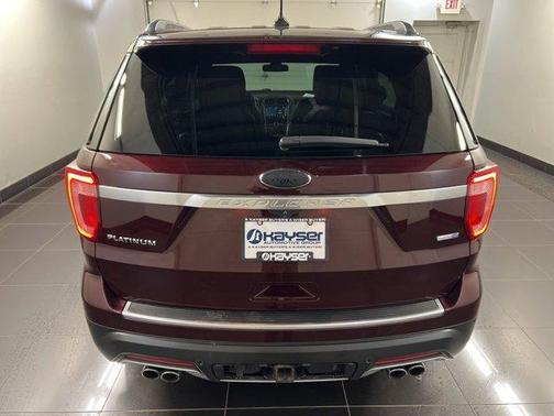 Burgundy 2018 Ford Explorer Platinum