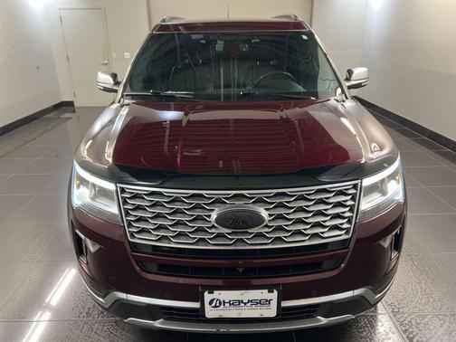 Burgundy 2018 Ford Explorer Platinum