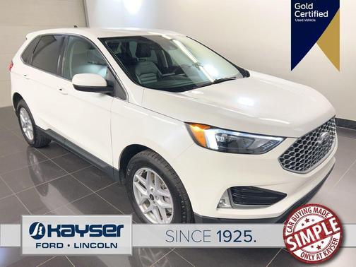 Star White 2024 Ford Edge SEL