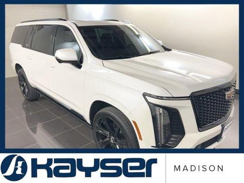 Crystal White Tri-Coat 2025 Cadillac Escalade ESV Sport