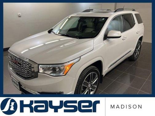 White Frost Tri-Coat 2019 GMC Acadia Denali