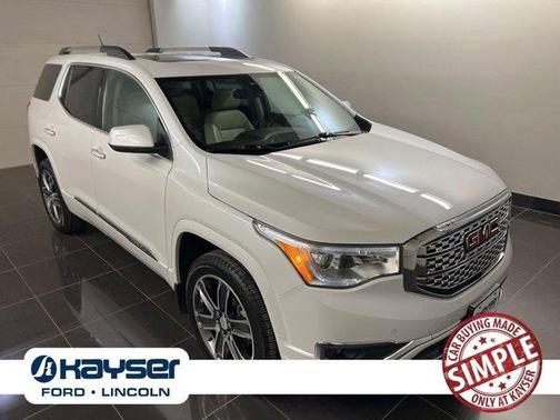 White Frost Tri-Coat 2019 GMC Acadia Denali