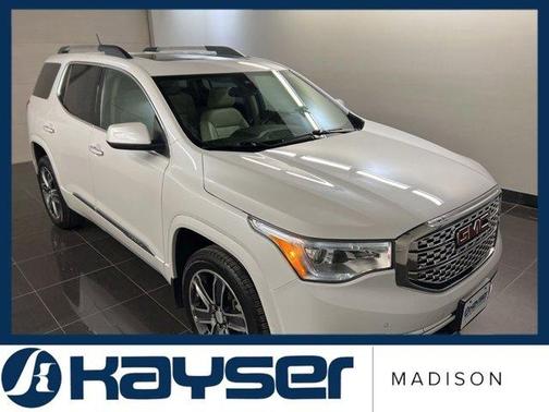 White Frost Tri-Coat 2019 GMC Acadia Denali