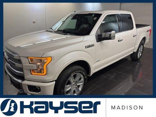 White Platinum Clearcoat Metallic 2016 Ford F-150 Platinum