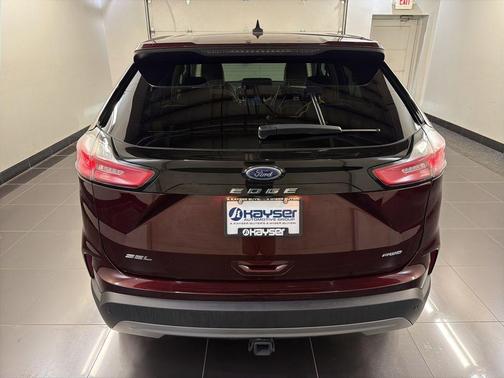 Burgundy 2024 Ford Edge SEL