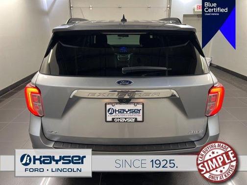 Silver 2021 Ford Explorer XLT