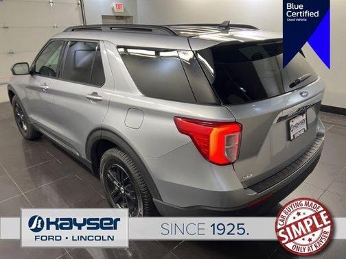 Silver 2021 Ford Explorer XLT