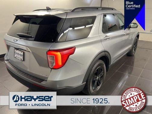 Silver 2021 Ford Explorer XLT