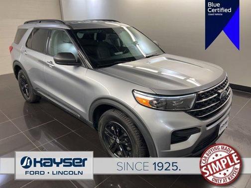 Silver 2021 Ford Explorer XLT