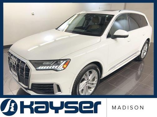 Carrara White 2020 Audi Q7 55 Prestige