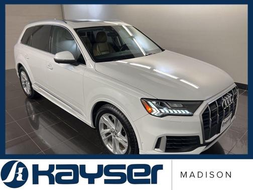 Carrara White 2020 Audi Q7 55 Prestige