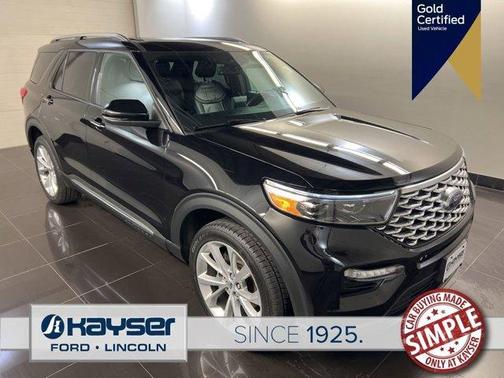 Agate Black Metallic 2022 Ford Explorer Platinum